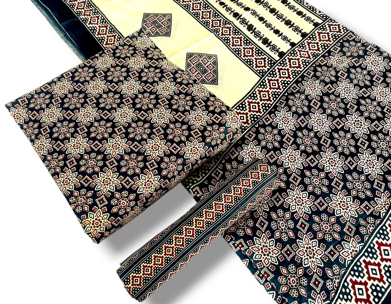Ajrakh Vol 1 By Sc Daily Wear Cotton Printed Dress Material Wholesale Price In Surat
